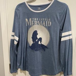 Disney parks long sleeve little mermaid and disney parks mermaid sparkle legging